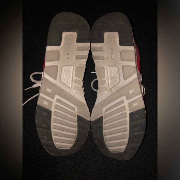 New Balance 997H shoes. Mens size 9.5 US. Red/Gray color. - Picture 8 of 14